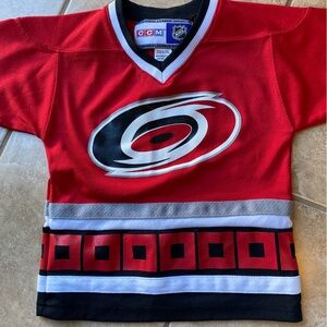 NHL Carolina hurricanes toddler CCM jersey size 2T-4T